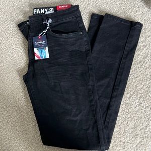 Black jeans pants men 30-32 new